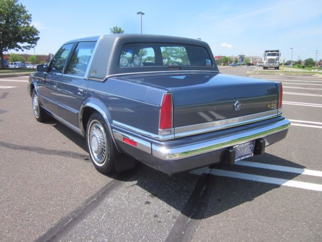 1990 Blue Chrysler New Yorker Sedan