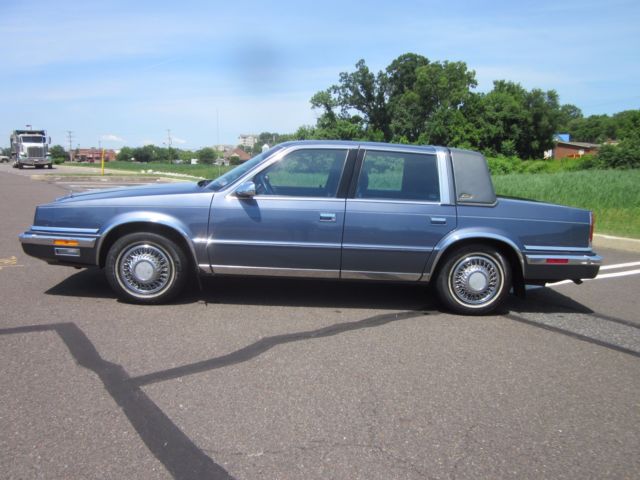1990 Blue Chrysler New Yorker Sedan