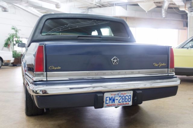1990 Blue Chrysler New Yorker Sedan