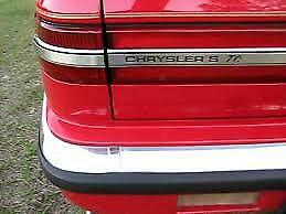 1990 red Chrysler Other Convertible