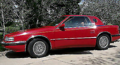 1990 red Chrysler Other Convertible