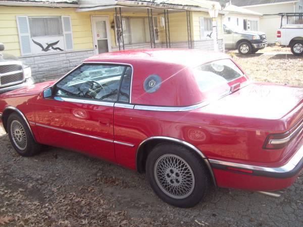1990 Red Chrysler Other Convertible