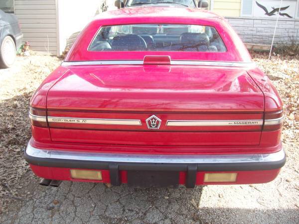 1990 Red Chrysler Other Convertible
