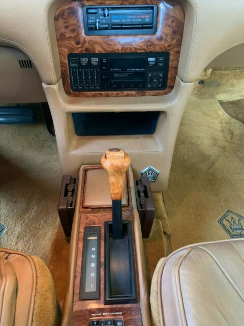 1990 Yellow Chrysler TC Maserati Convertible