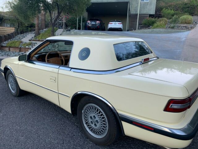 1990 Yellow Chrysler TC Maserati Convertible