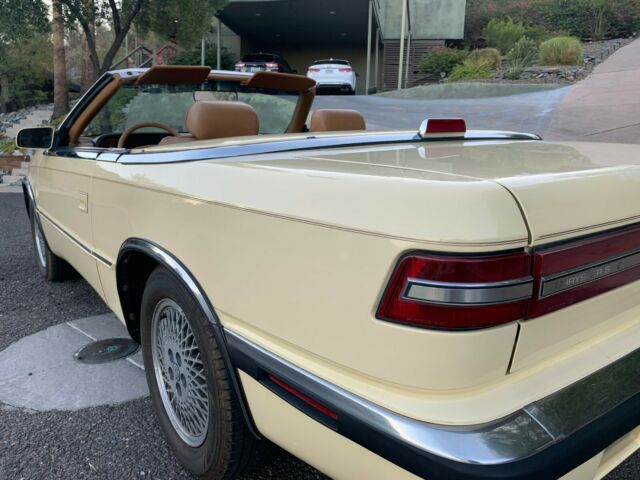 1990 Yellow Chrysler TC Maserati Convertible