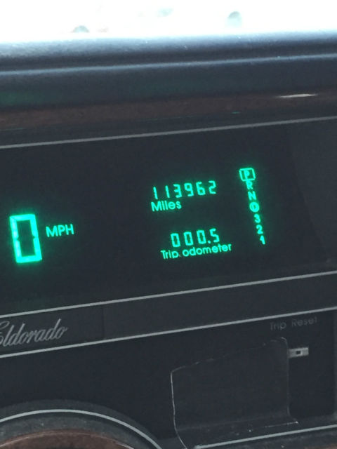 1990 Light blue Cadillac Eldorado Coupe