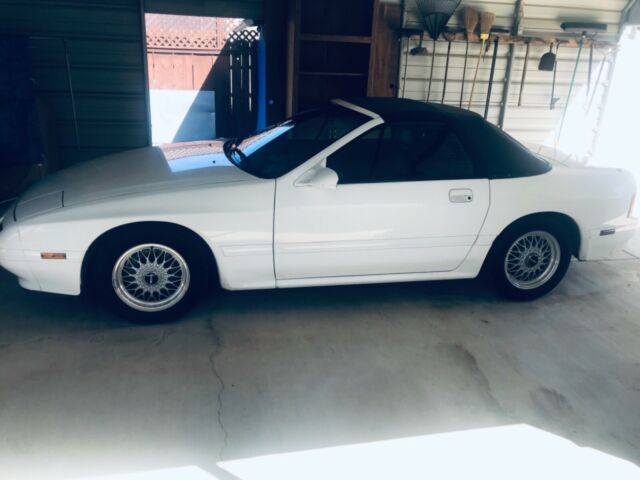 1990 White Mazda RX-7 Convertible
