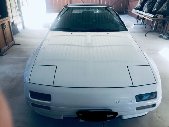 1990 White Mazda RX-7 Convertible