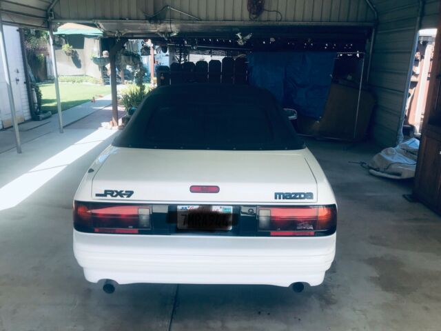 1990 White Mazda RX-7 Convertible