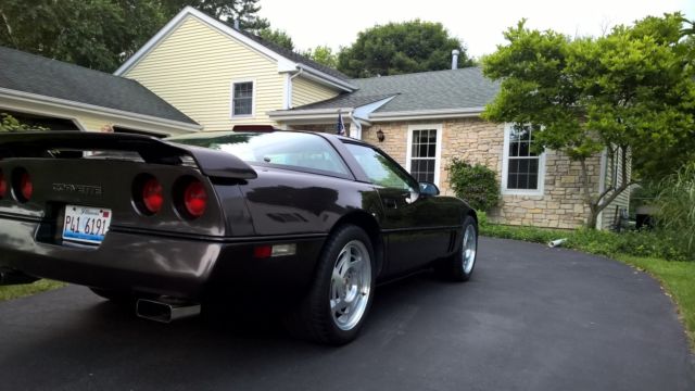 1990 Gray Chevrolet Corvette Coupe