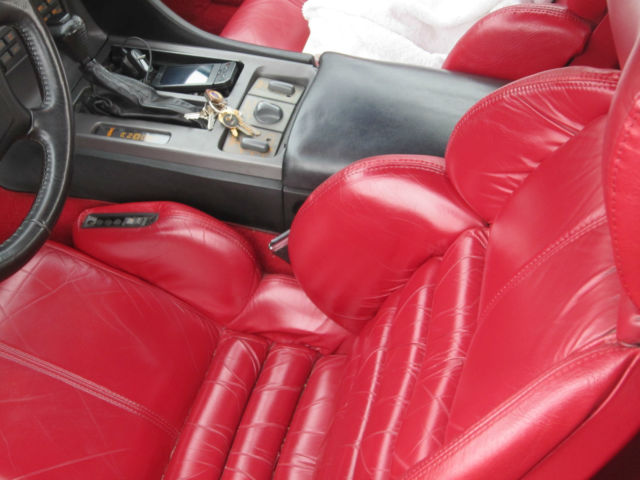 1990 Red  Chevrolet Corvette Convertible