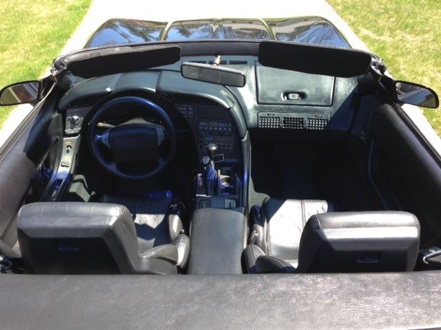 1990 Black Chevrolet Corvette Convertible