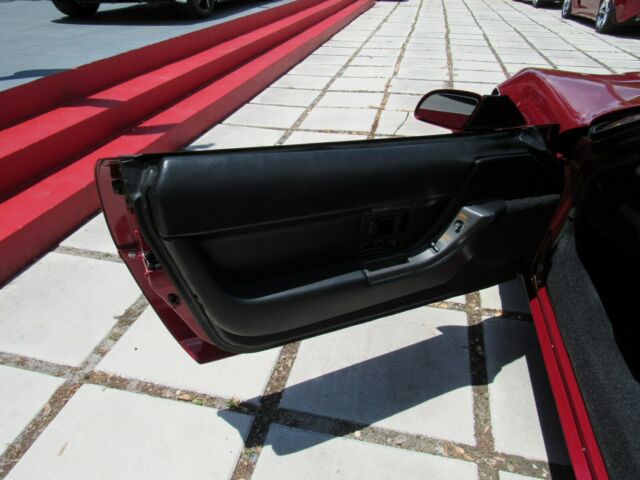 1990 DARK RED METALLIC Chevrolet Corvette CONVERTIBLE