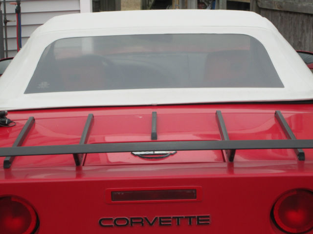 1990 Red  Chevrolet Corvette Convertible