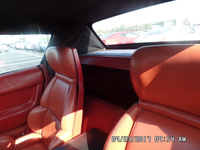 1990 Red Chevrolet Corvette Convertible
