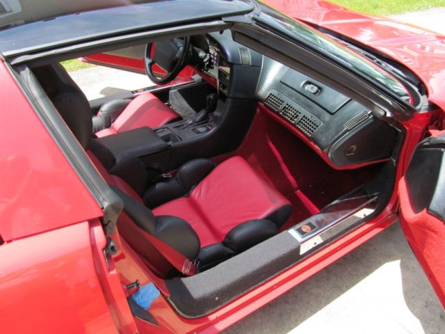 1990 Red Chevrolet Corvette Coupe