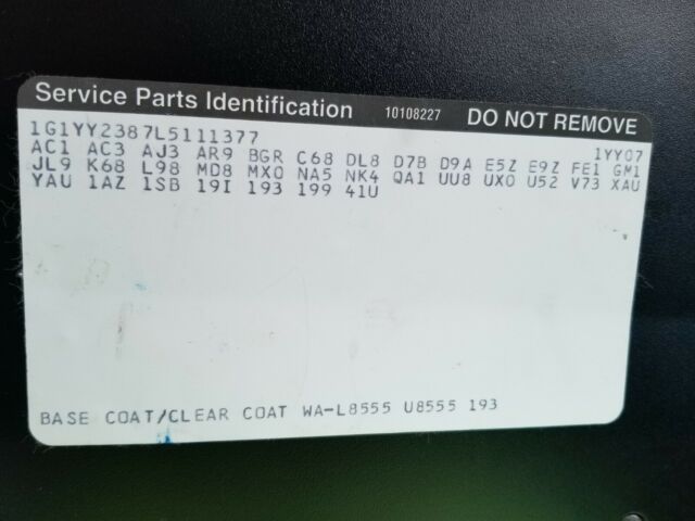 1990 Black Chevrolet Corvette Coupe