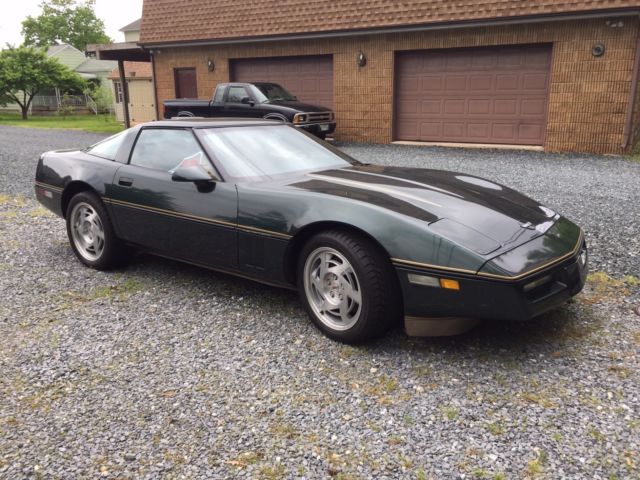 1990 Green Chevrolet Corvette Hatchback