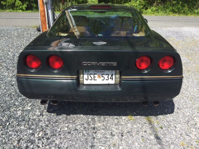 1990 Green Chevrolet Corvette Hatchback