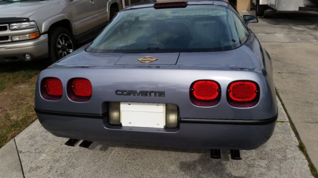 1990 Light Blue Chevrolet Corvette C4