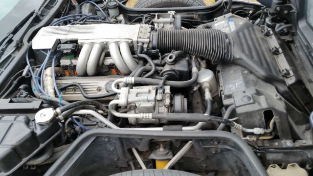 1990 Light Blue Chevrolet Corvette C4