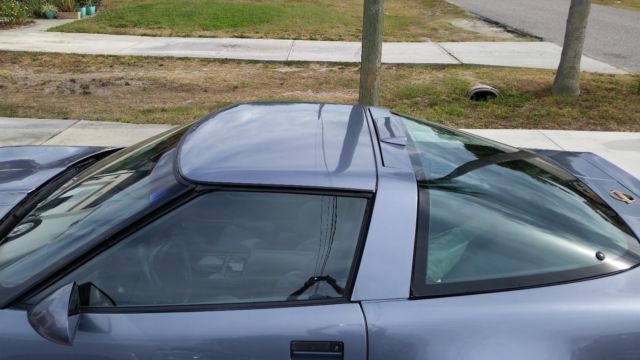 1990 Light Blue Chevrolet Corvette C4