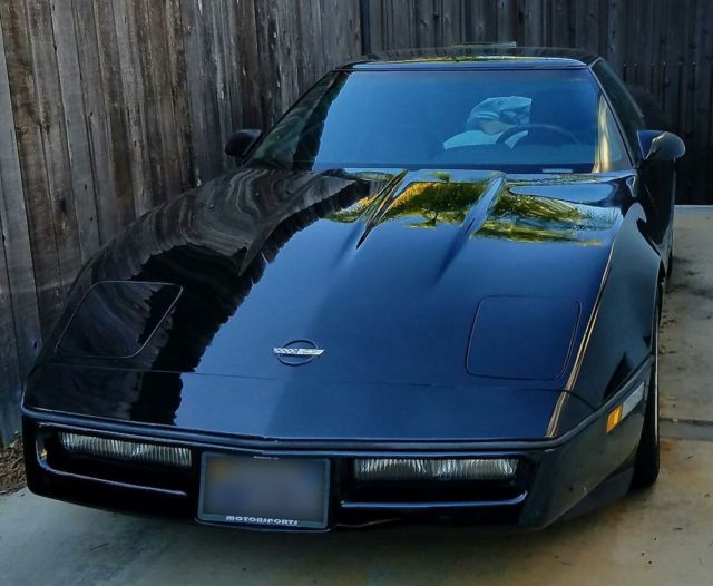 1990 Black Chevrolet Corvette