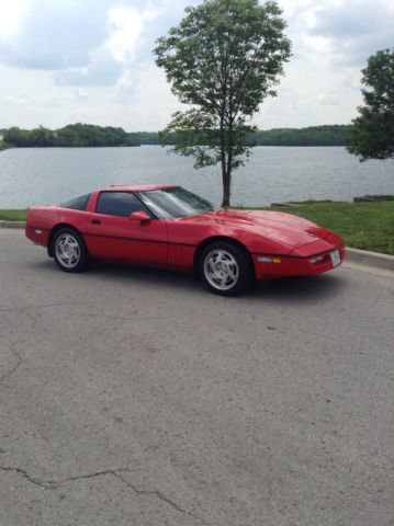 1990 Torch Red Chevrolet Corvette Coupe