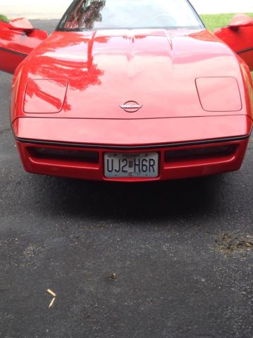 1990 Torch Red Chevrolet Corvette Coupe