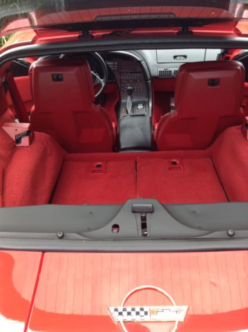 1990 Torch Red Chevrolet Corvette Coupe