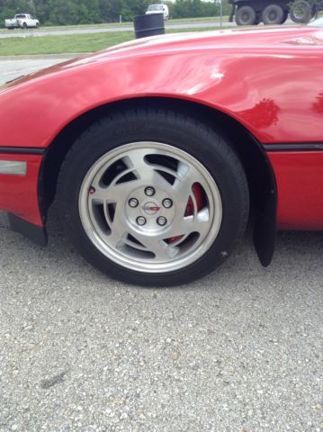 1990 Torch Red Chevrolet Corvette Coupe