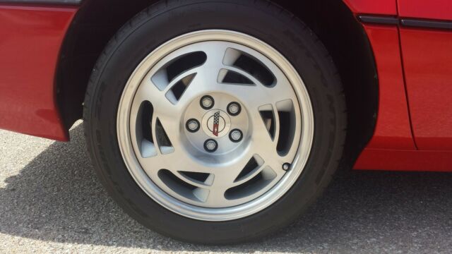 1990 Red Chevrolet Corvette Coupe