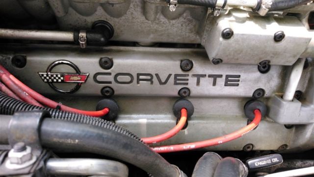 1990 Red Chevrolet Corvette Coupe