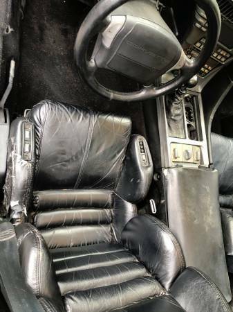 1990 black Chevrolet Corvette Coupe