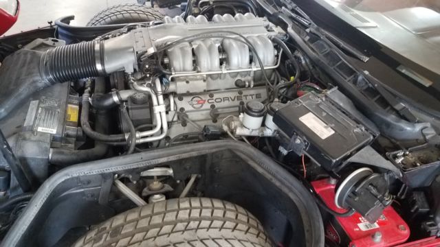 1990 Red Chevrolet Corvette Coupe