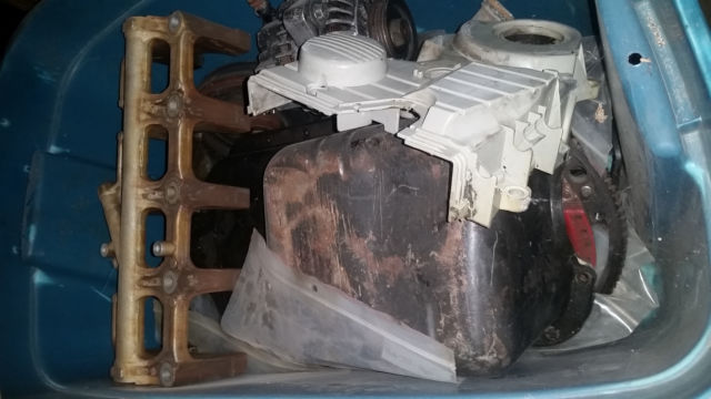 1990 Blue Honda CRX Hatchback