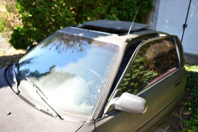 1990 Black Honda CRX Hatchback