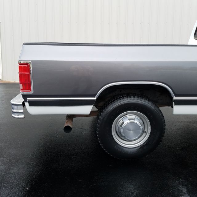 1990 Two Tone: White & Silver Dodge Other Pickups Cab & Chassis