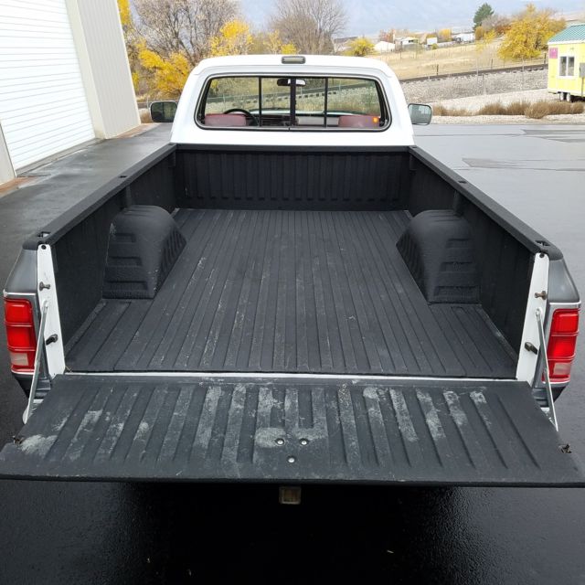 1990 Two Tone: White & Silver Dodge Other Pickups Cab & Chassis