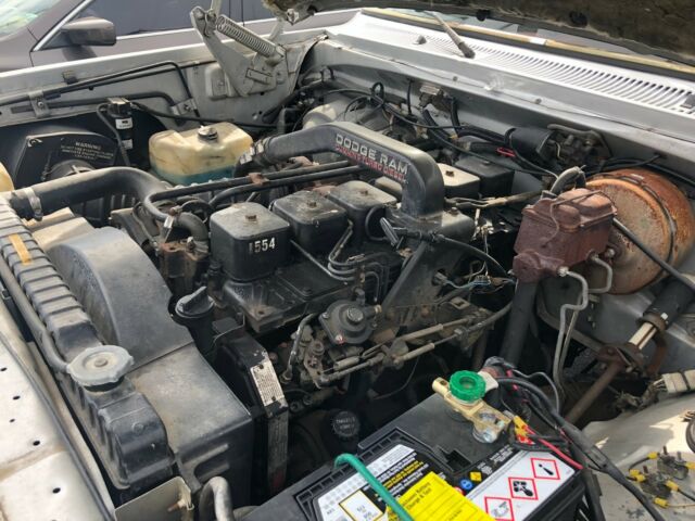 1990 Gray Dodge Ram 350 Standard Cab Pickup