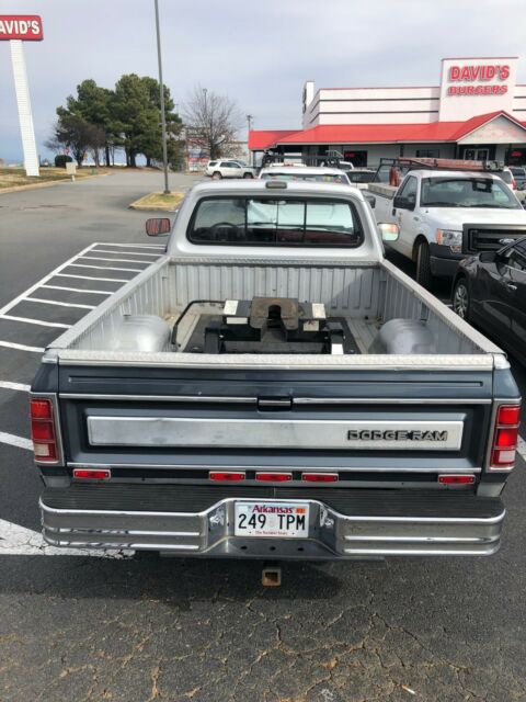 1990 Gray Dodge Ram 350 Standard Cab Pickup