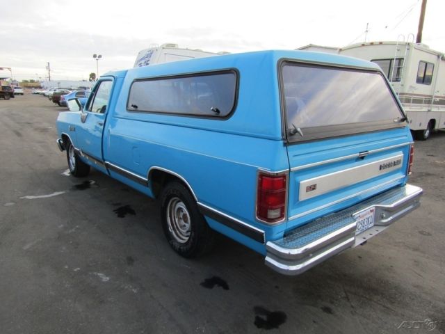 1990 Blue Dodge Ram 1500 Pickup Truck