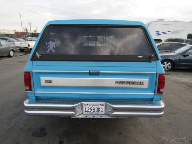 1990 Blue Dodge Ram 1500 Pickup Truck