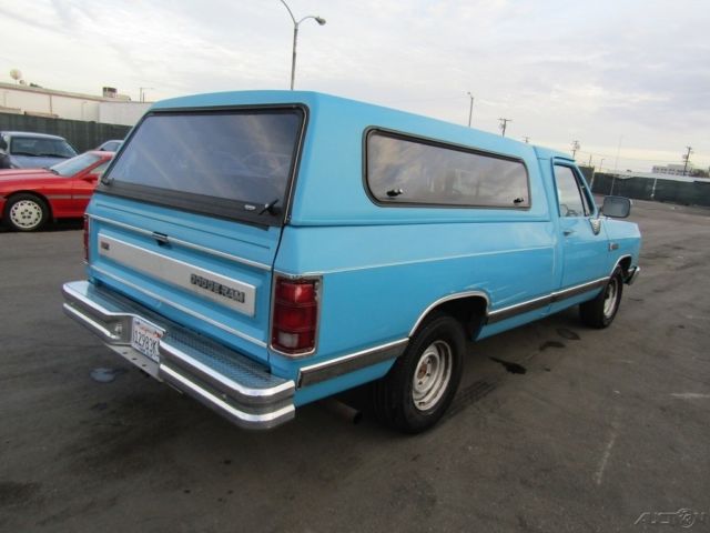 1990 Blue Dodge Ram 1500 Pickup Truck