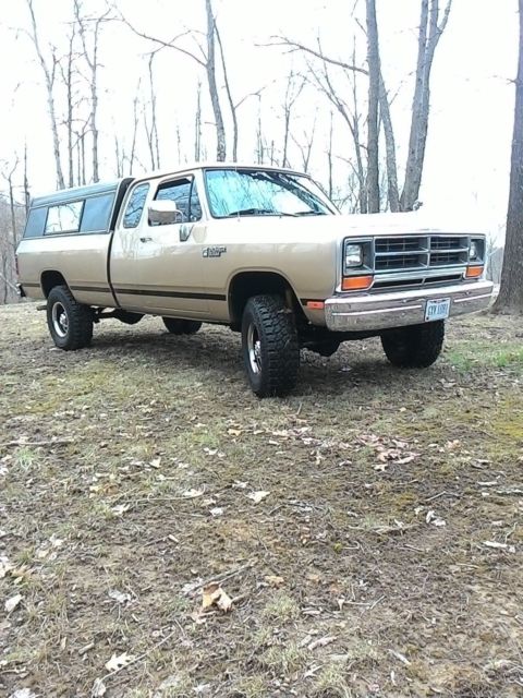 1990 Gold Dodge Other Pickups Extended Cab Pickup