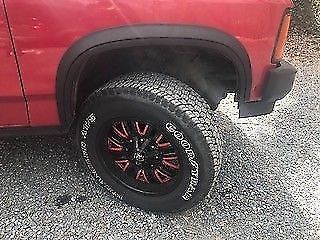 1990 Red Dodge Truck Convertible