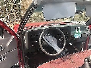 1990 Red Dodge Truck Convertible