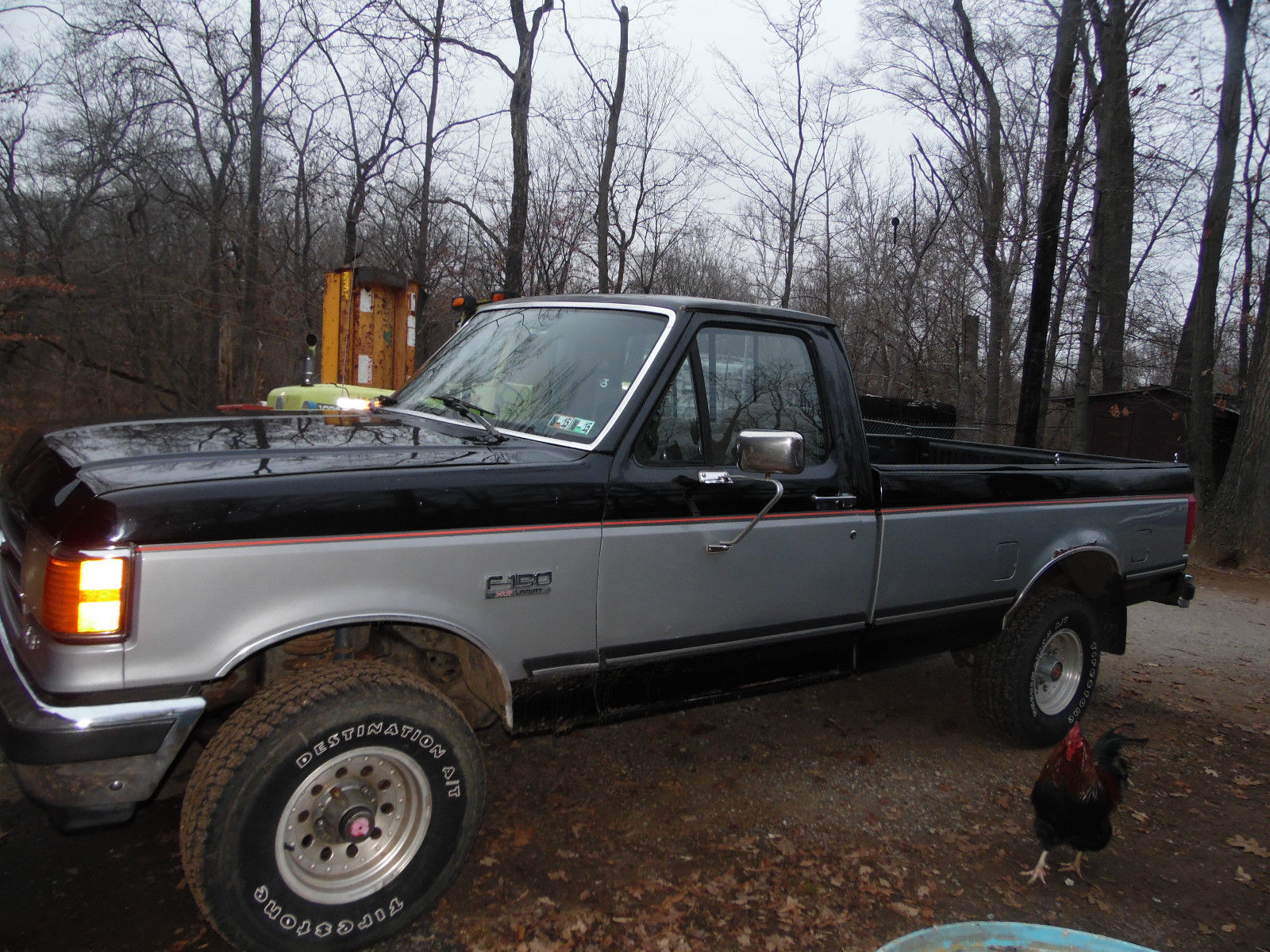 1990 black&-gray Ford F-150 Cab &- Chassis