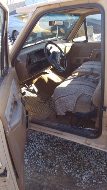 1990 Beige/brown Ford F-350 Crew Cab Pickup